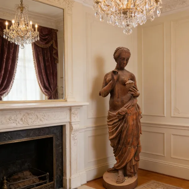 Cast Iron Sculpture Detail 3