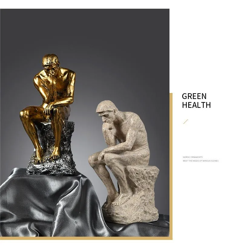 Thinker Sculpture Detail 2