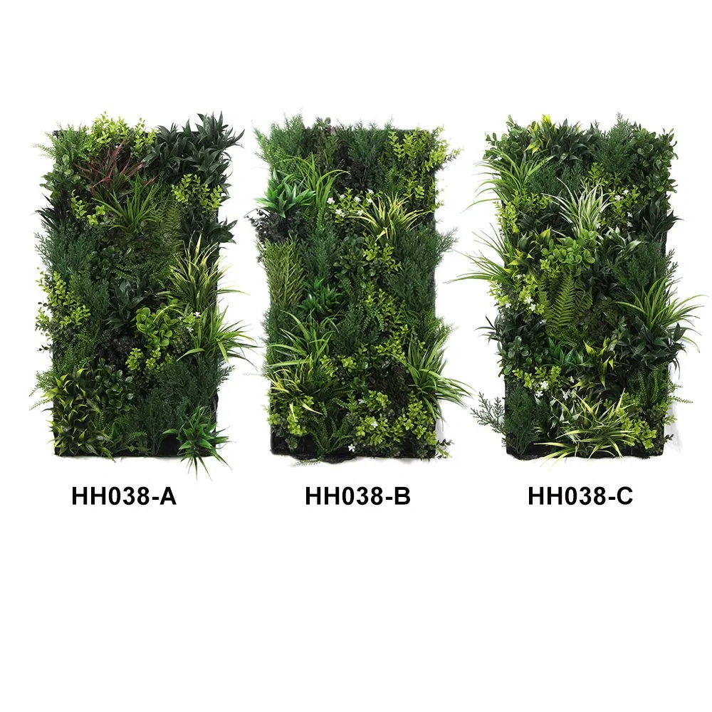 High Simulation 50*100 Cm Customized DIY Artificial Fence Vertical Garden for Indoor Decoration
