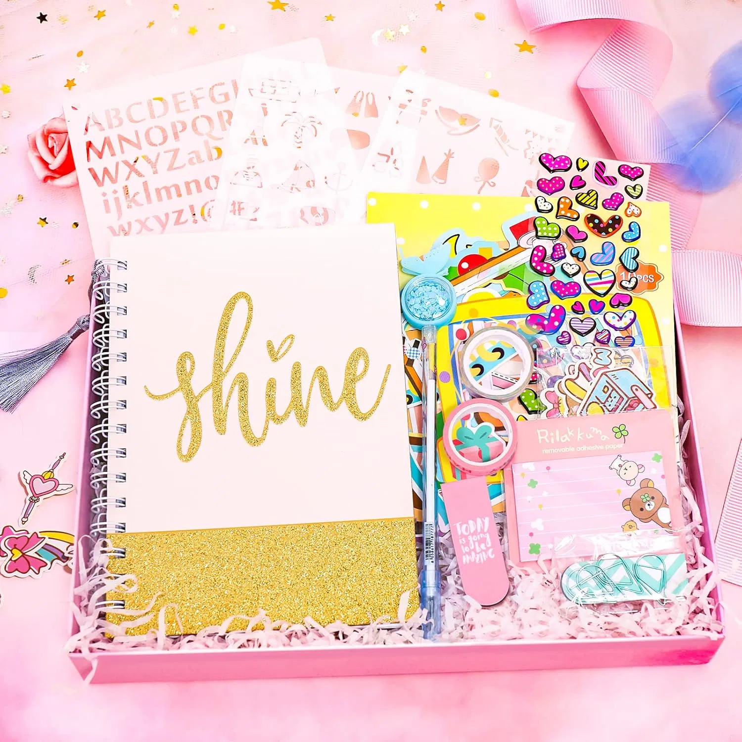 DIY Journal Kit Girls Ages 8-13 Scrapbook Supplies Craft Birthday Gift Custom Bulk