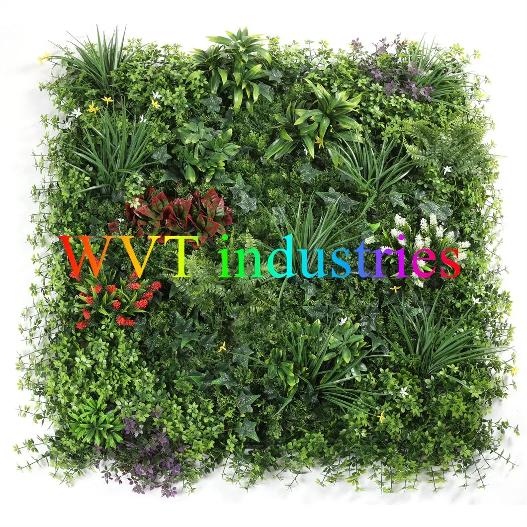 UV Protected Artificial IVY Boxwood Leaf Green Wall Hedge Vertical Garden for Outdoor Use