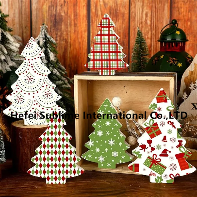 Wooden Christmas Tree Decoration
