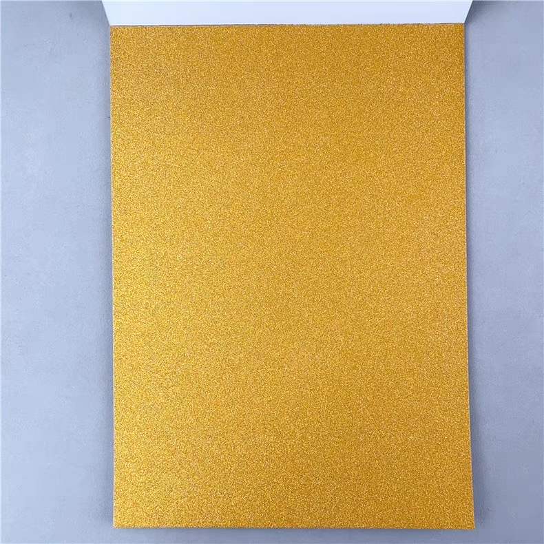 Custom Colorful Decorative Scrapbook Paper Pad DIY Making Card Paper Scrapbooking Paper Pad A4 Glitter Cardboard
