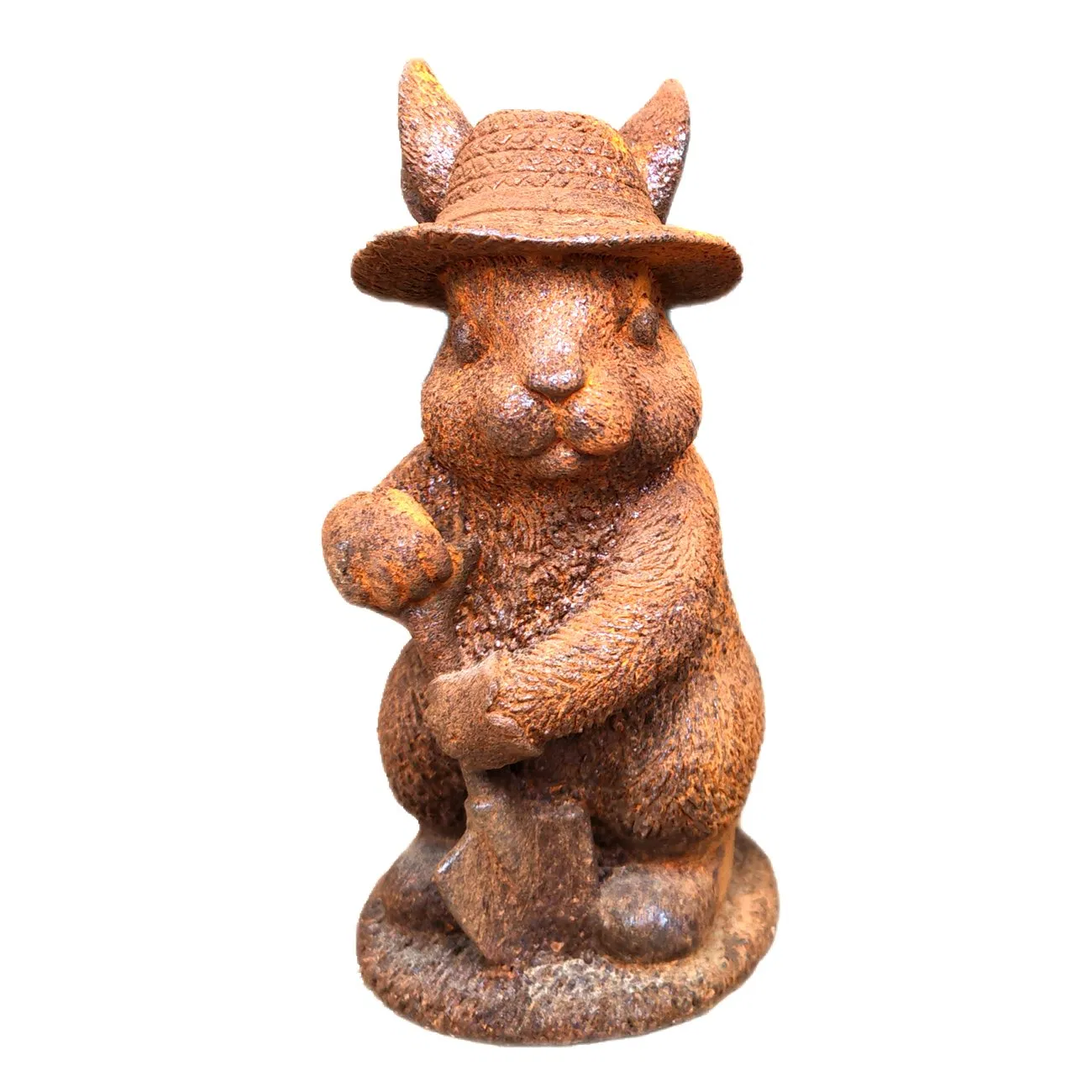 Vintage Bunny Garden Iron Sculpture - Yh-1 Handicraft Ornament