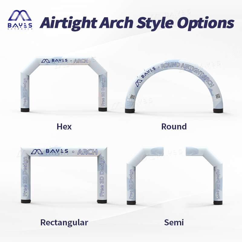 Custom Event Balloon Arch Backdrop Board Automatic Inflatable Balloon Arch