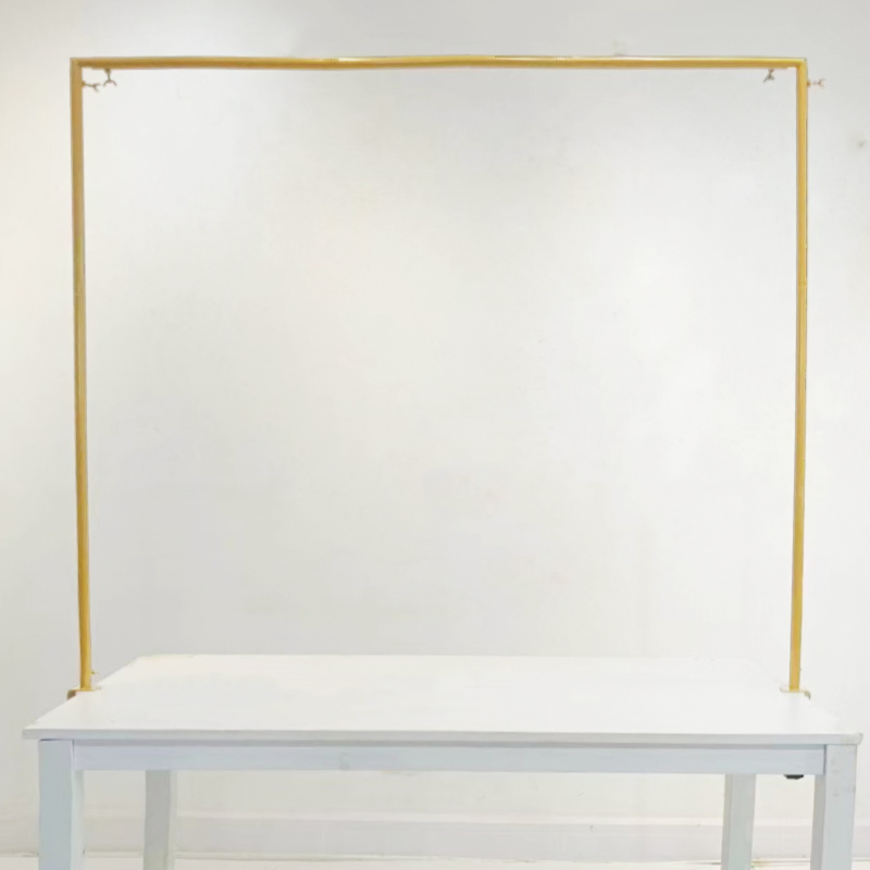 Hot Over The Table Rod Stand Arch with Clamps Adjustable Metal Balloon Flower Arch Decorated Arch for Party Birthday