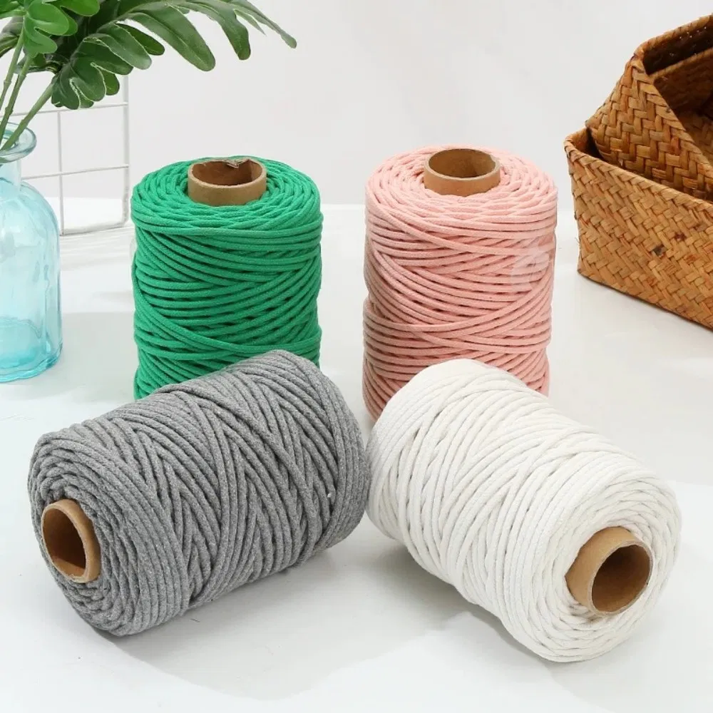 Eco-Friendly Macrame Cotton Rope for Creative Projects and Art