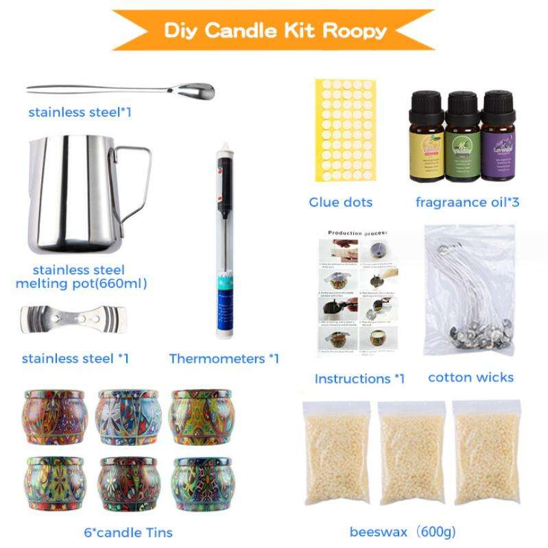 Hot-Sale DIY Candle Making Kits for Adults: Scented Supplies with Soy Wax