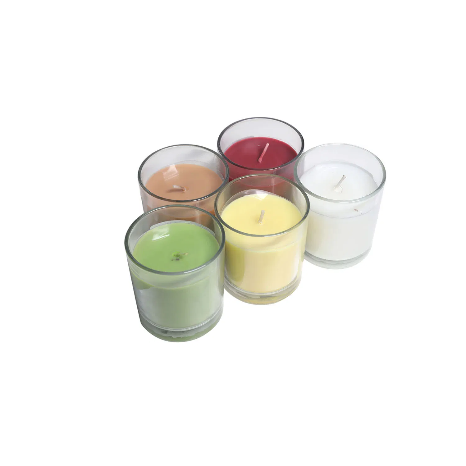 Colorful Glass Candle Jars for Wholesale Candle Making in USA