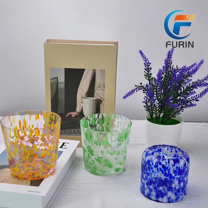 Art Glass Candle Detail 5