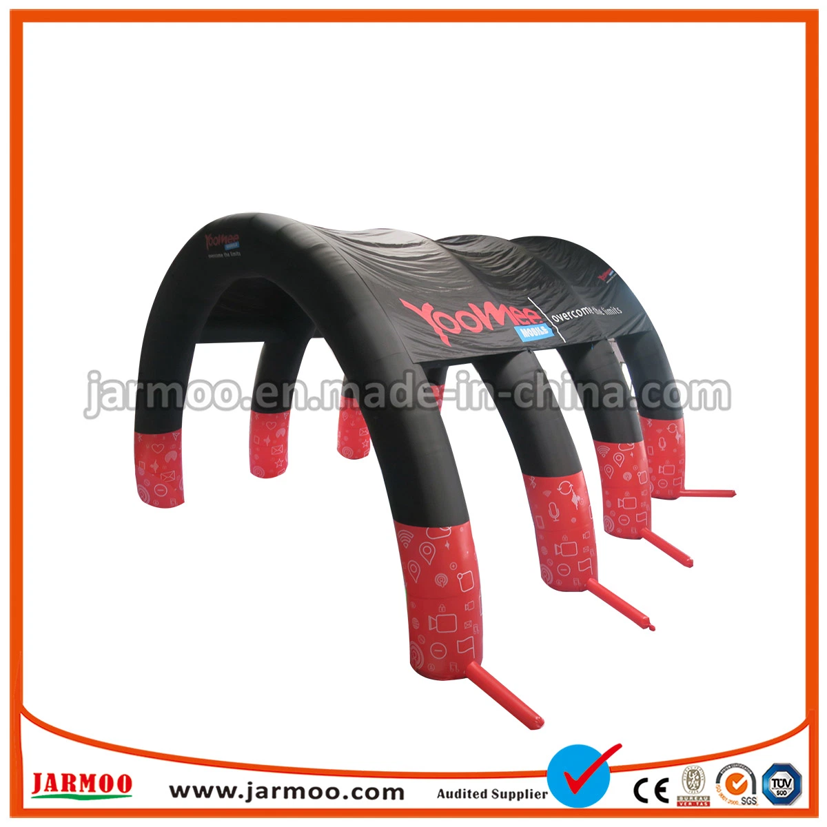 Customized Logo Inflatable Event Advertising Sports Air Tight Balloon Arch