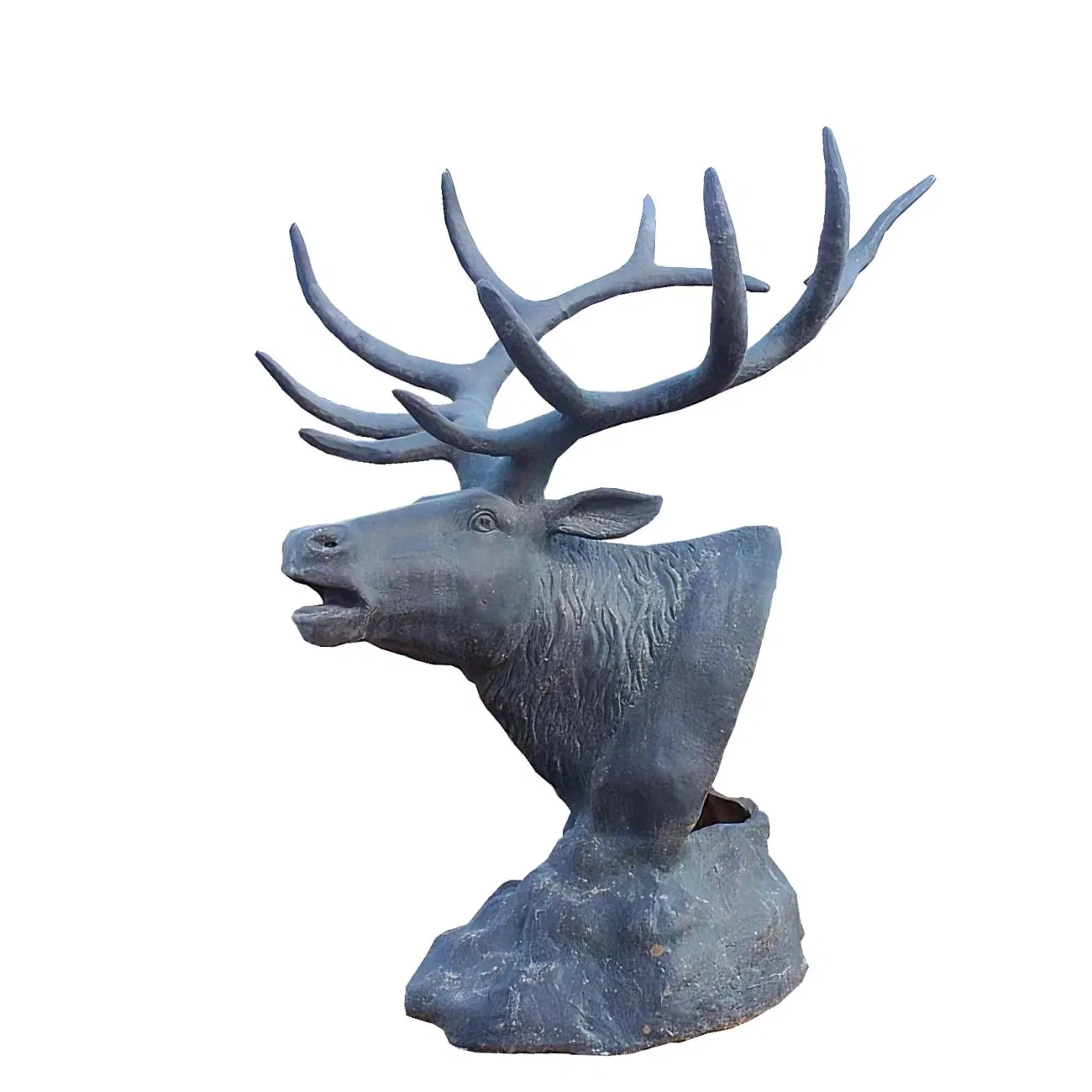 Garden Cast Iron Deer Head Sculpture