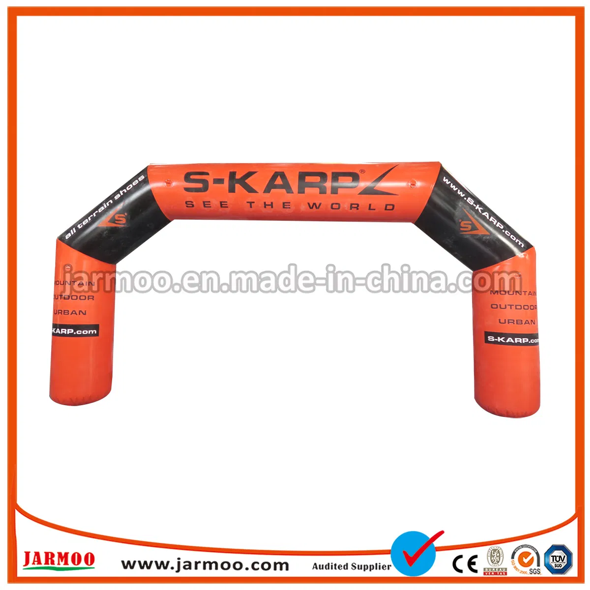 Promotional Custom Finish Line Balloon Inflatable Arch with Logo