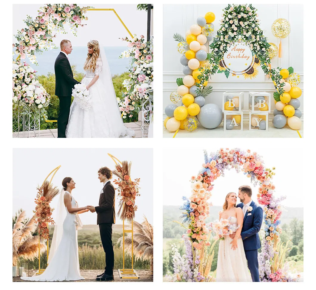 Metal Heart Shape Balloon Arch Frame 4