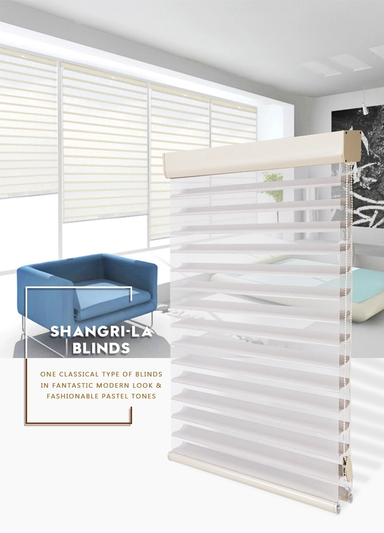 Wholesale Triple Shade Double Zebra Roller Blinds Shangri-La Blinds