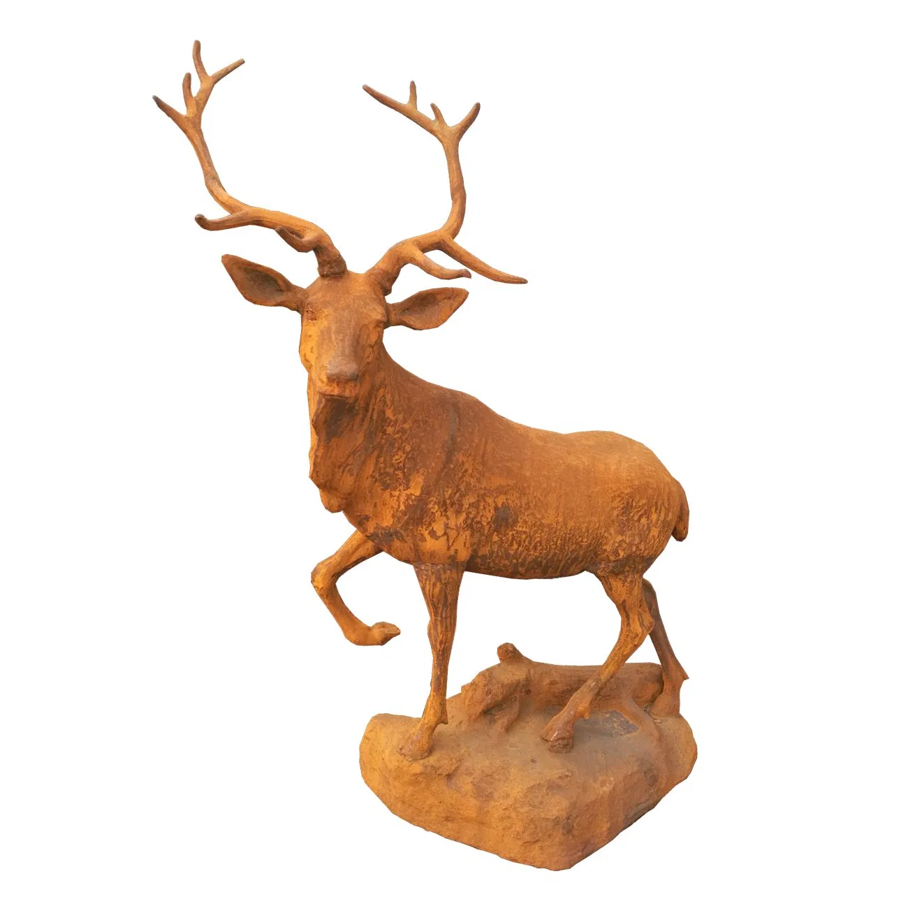 Standing Deer Cast Iron Metal Handicrafts - Cast Iron Sculpture