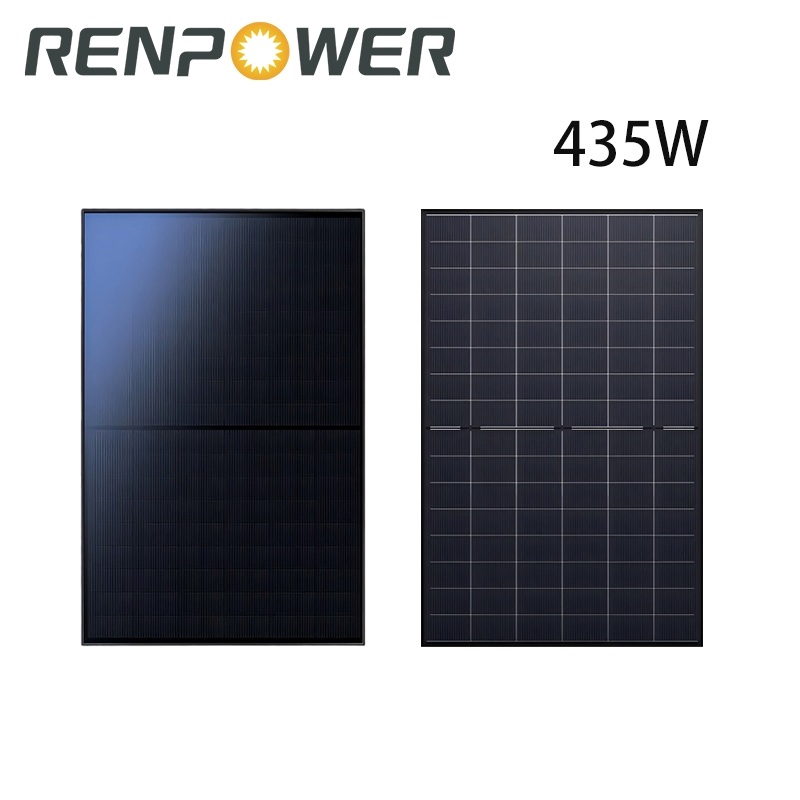 435W Panel Solar Bifacial de Alta Eficiencia Monocristalino Tipo N Topcon CE TUV Módulos FV