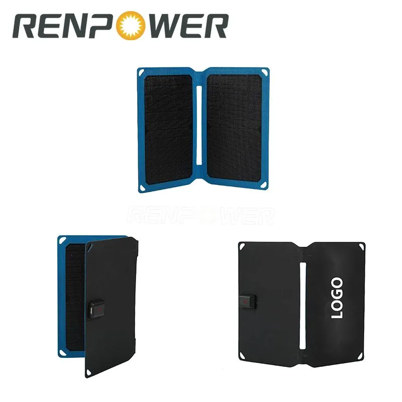 10W/20W/30W Panel Solar USB ETFE Impermeable Portátil para Powerbank de Teléfono Móvil Reloj Inteligente