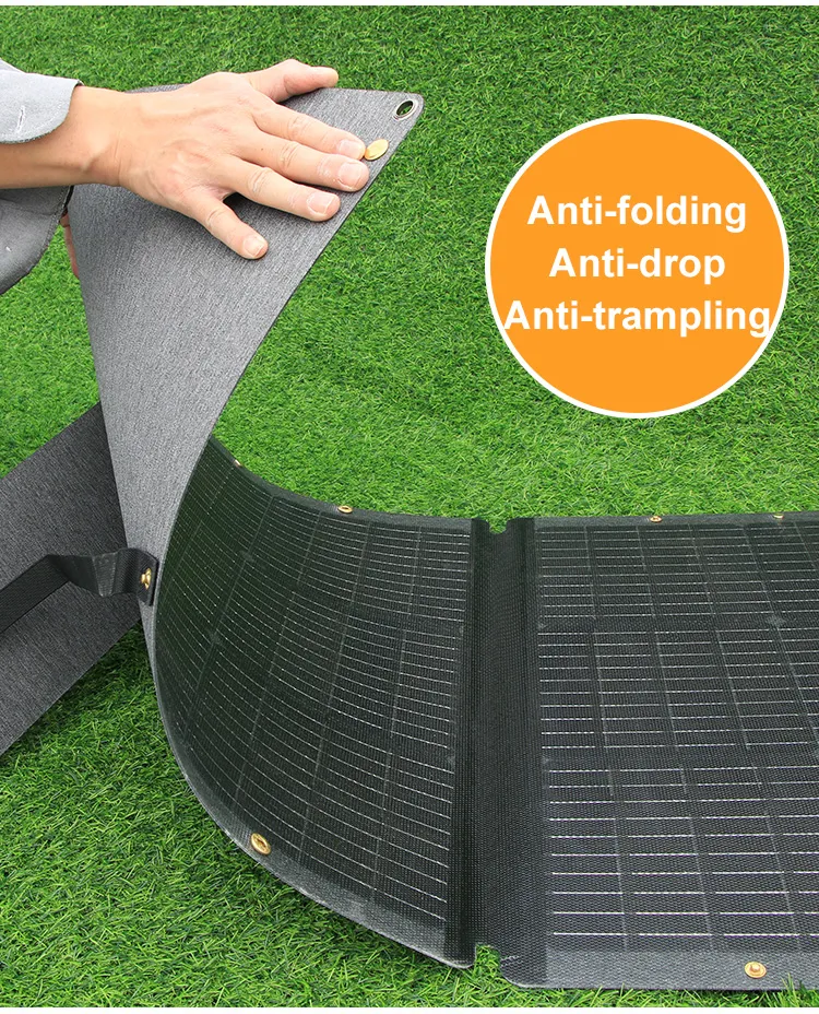 Cargador Solar Portátil: Panel Plegable Compacto para Teléfonos Inteligentes 6