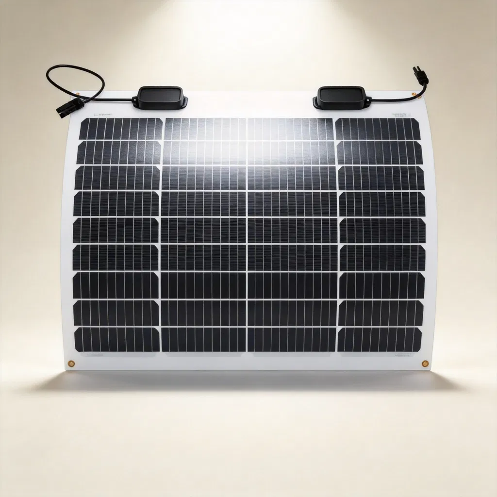 Panel solar flexible portátil de generación doméstica con bordes anti deshilachado y pared delgada Efv-L166-50
