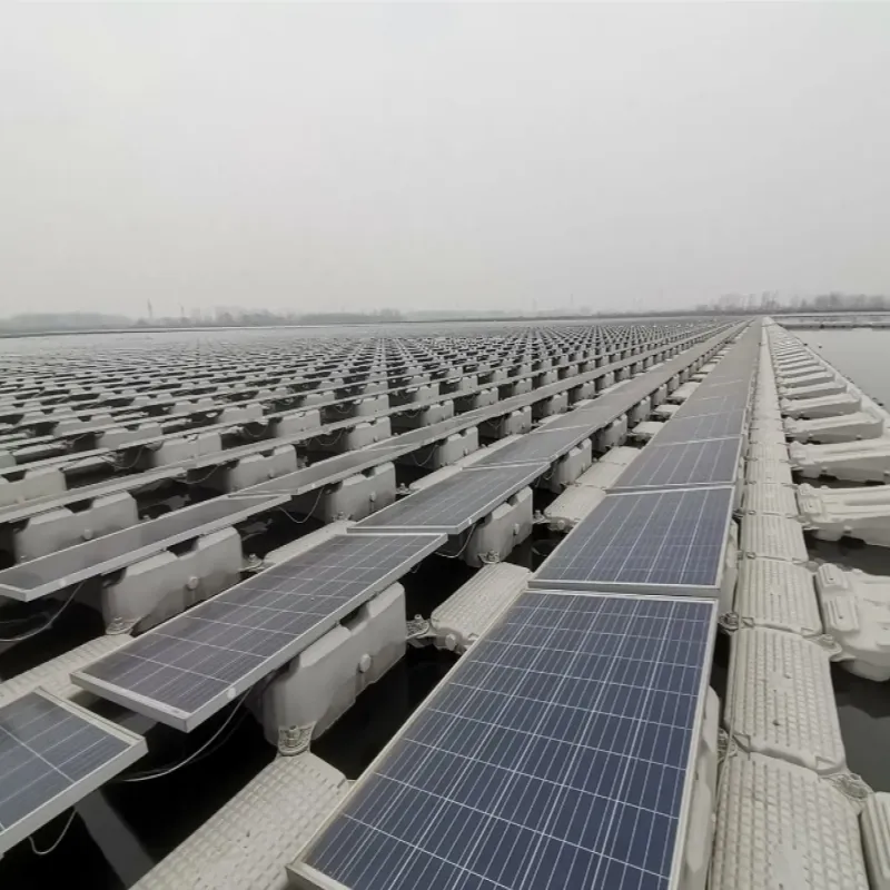 Sistema de Planta de Energía Solar con Paneles Flotantes Sistema de Pontón Flotante Solar