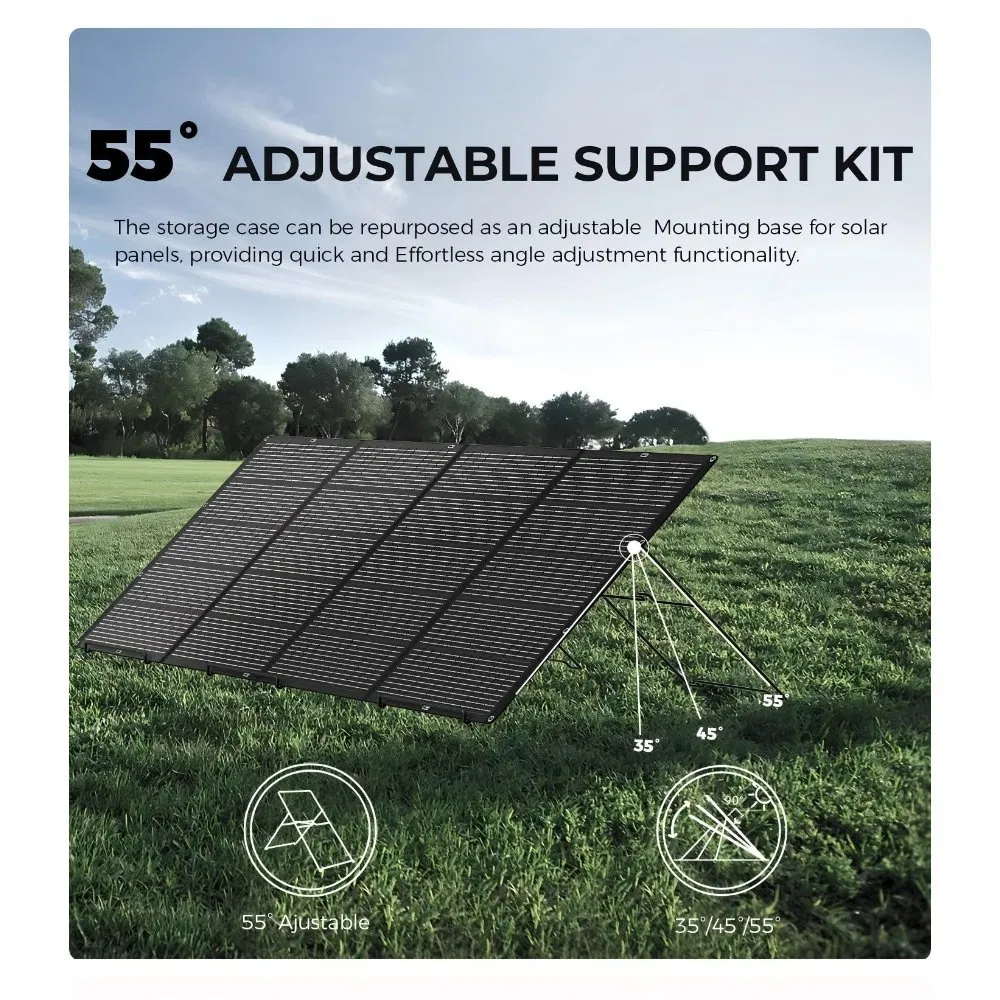 Panel Solar Duradero para Cabañas Fuera de la Red con 18V Salida de Carga Rápida