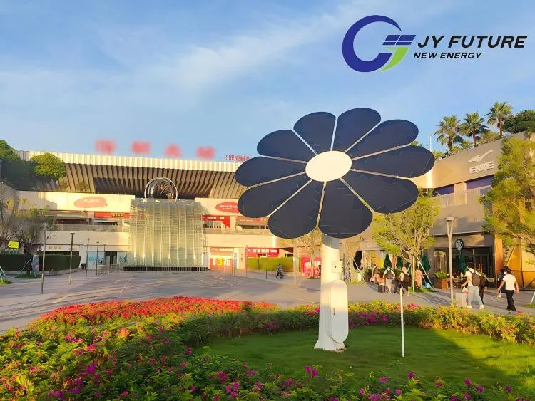 Características de flor fotovoltaica