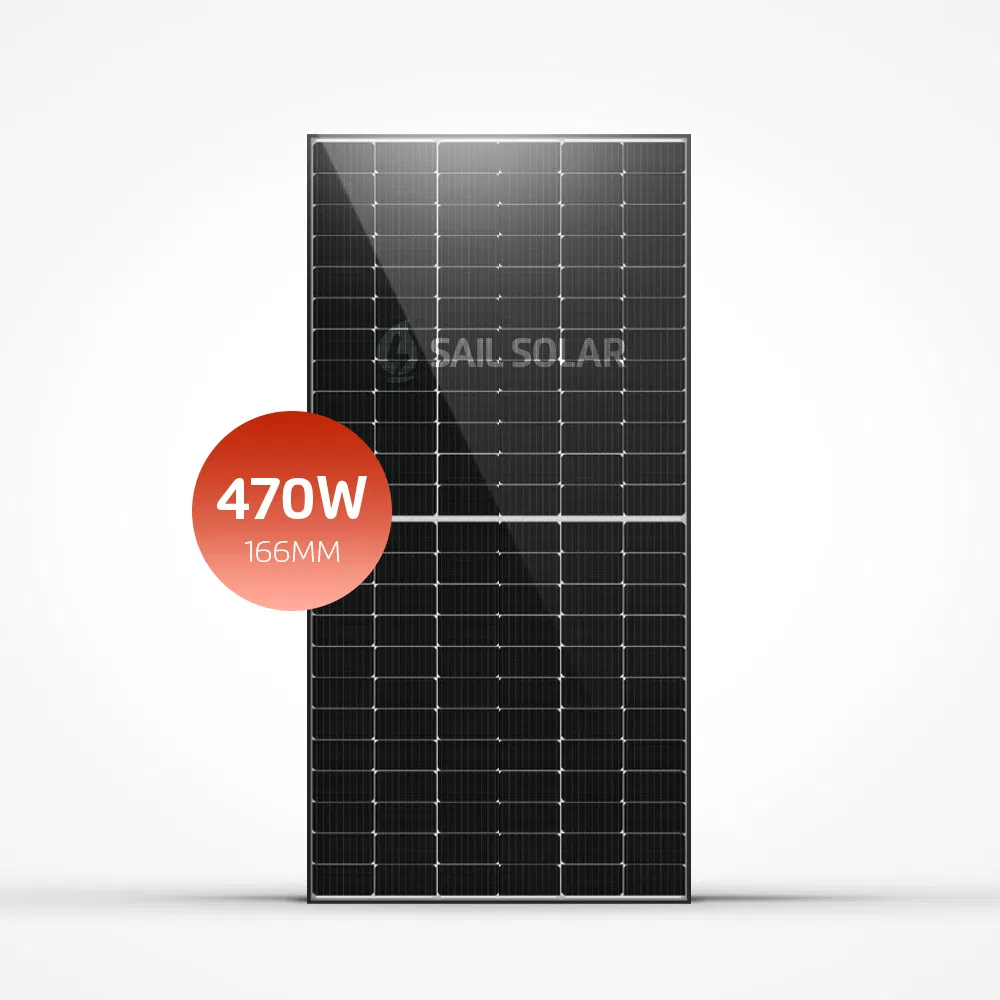 Paneles Solares Fotovoltaicos Monocristalinos de Uso Comercial 450W 455 Watt 460W 465W 470W de China