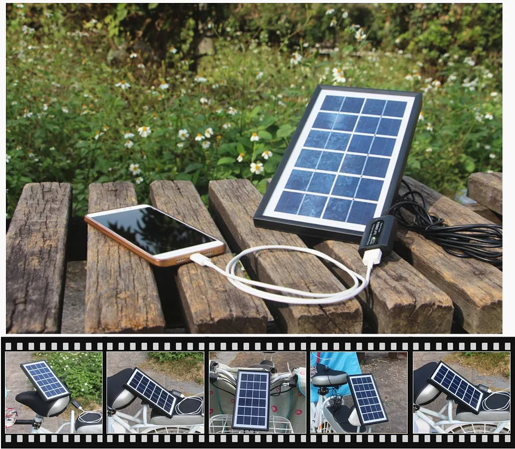 Paneles Solares Mini Sunergy Plegables Flexibles Sistema de Energía Solar