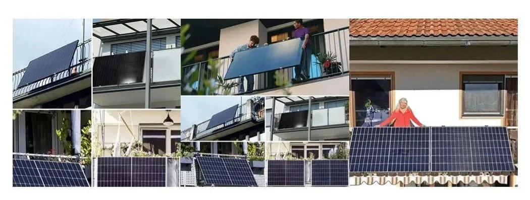Paneles Solares Energía Solar Residencial Panel Fotovoltaico Micro Inversor 600W Sistema Montado en Tejado o Balcón