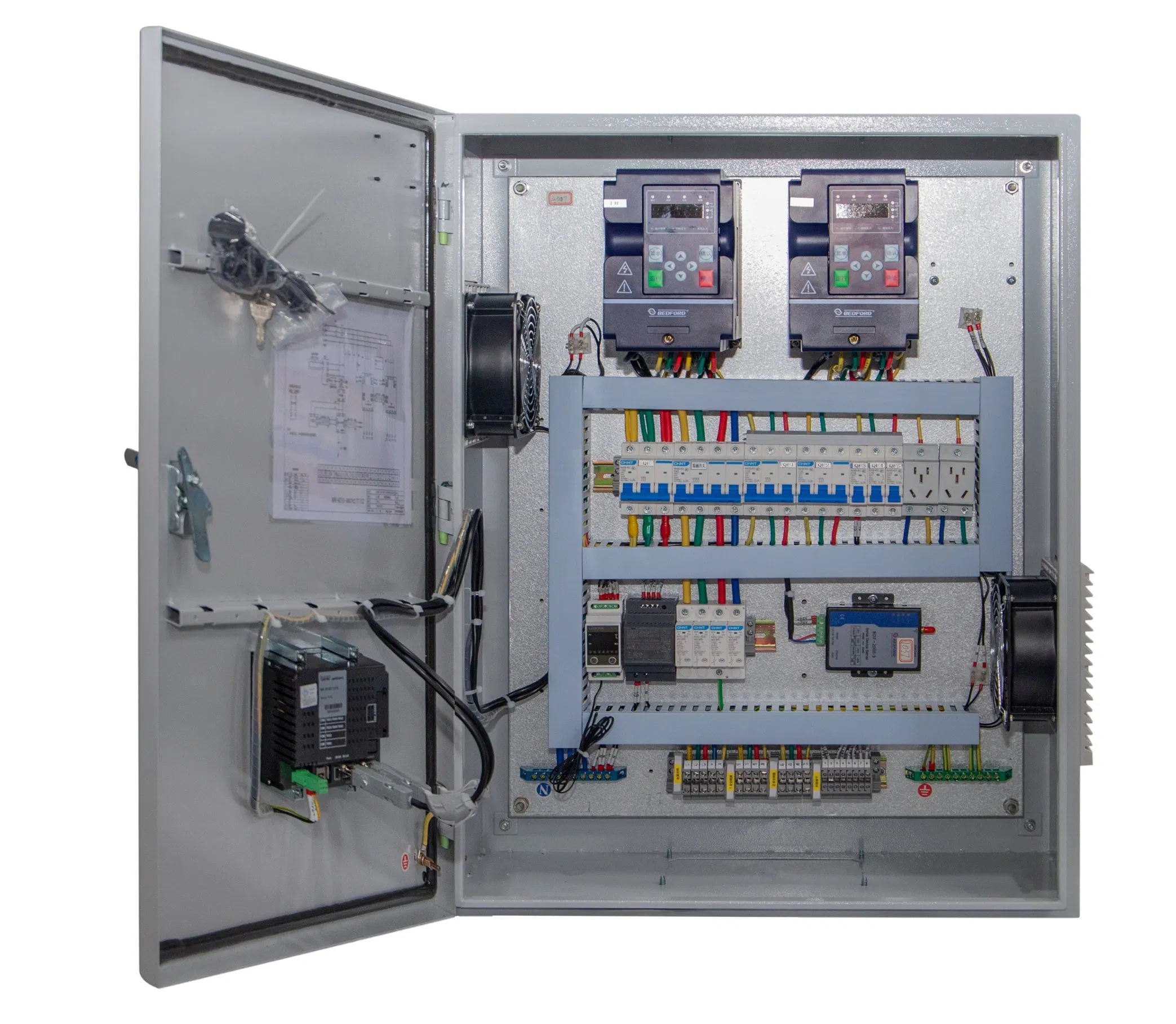 2025 Modelo Completo de Bomba de Agua Solar Inteligente Panel de Aire Acondicionado Panel de Control de Cinta Transportadora