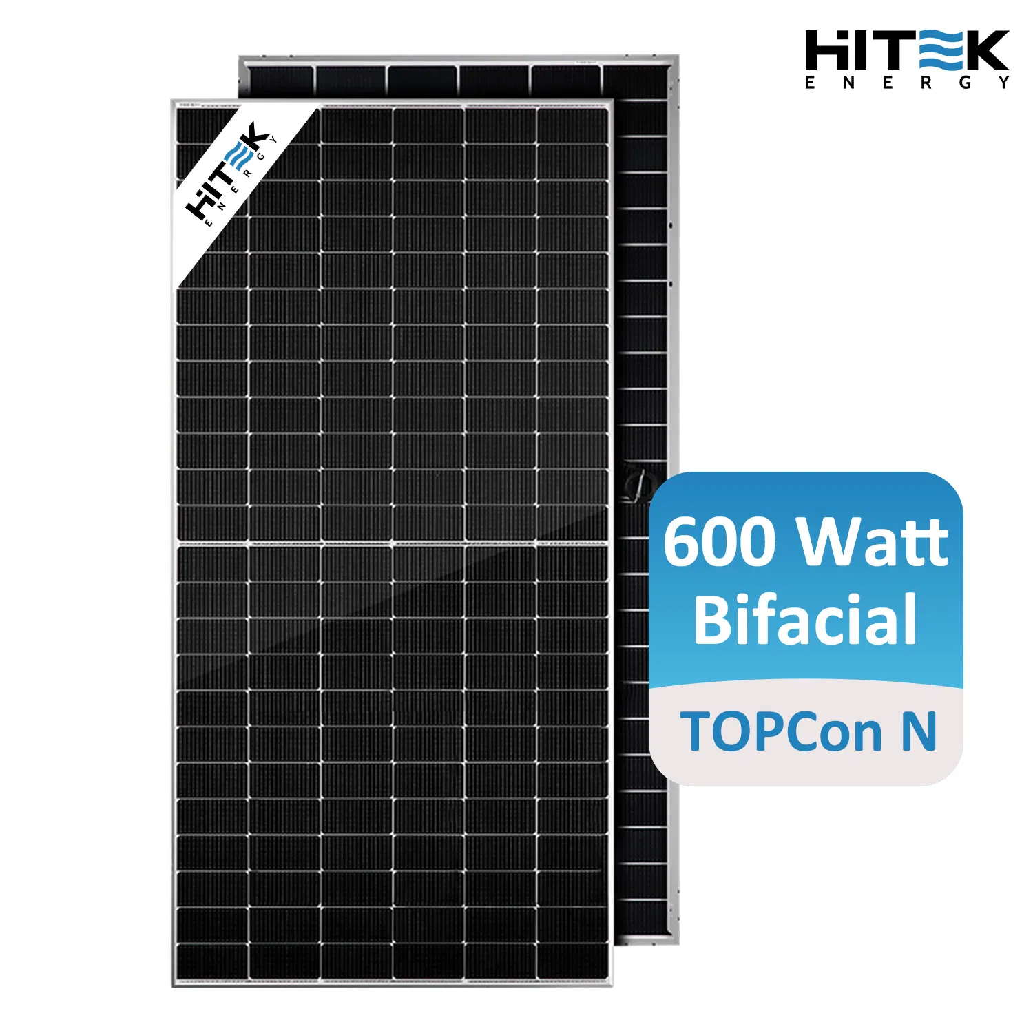 Hitek Ja Trina Panel Fotovoltaico de Alta Calidad 600W 595W 590W 585W Paneles Solares Monocristalinos Industriales 210mm 182mm 600W