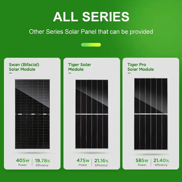 Tirar 1 Marca Jinko 580W 600W Panel Solar Panneau para Uso Comercial