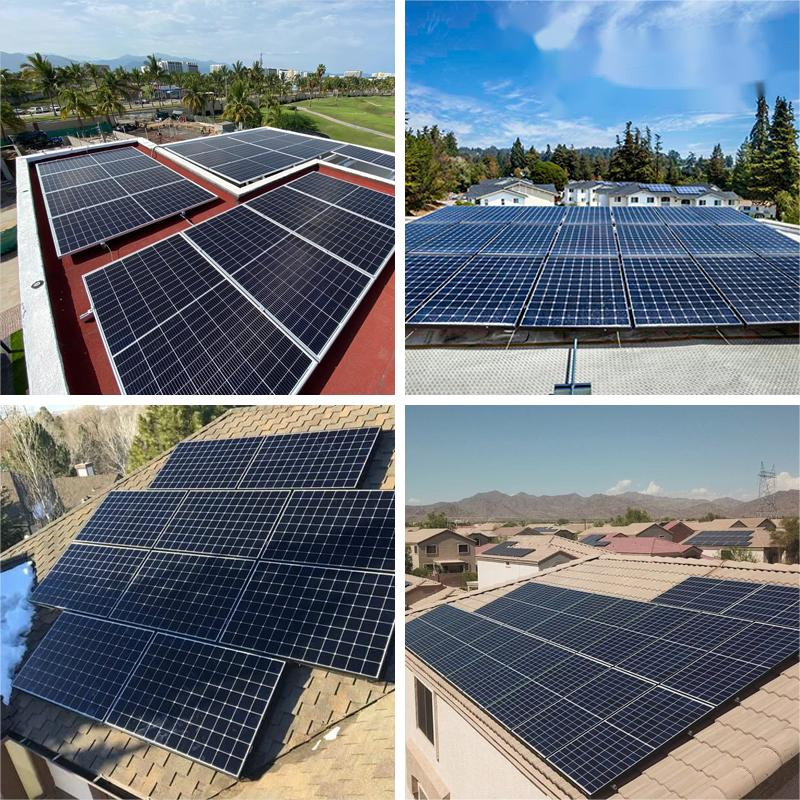 Sistema de Energía Solar para Hogar Inteligente de Alta Calidad Estándar de la UE Módulo Solar Panel 570W/580W/590W