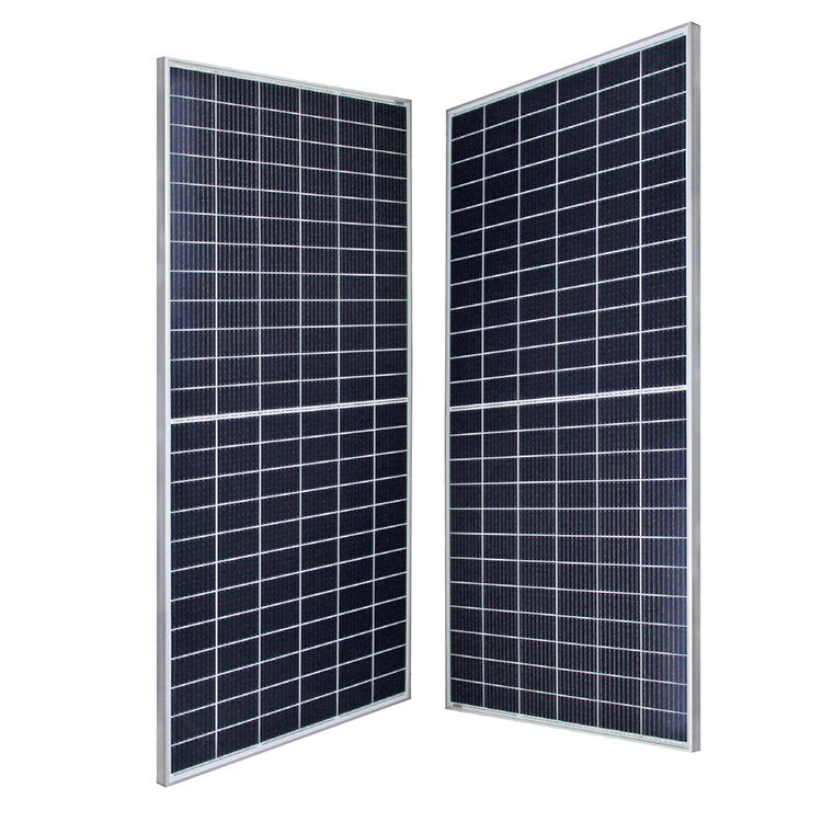 Paneles Solares de Vidrio de Alta Eficiencia 650W para Sistemas Solares Fuera de la Red y Conectados a la Red