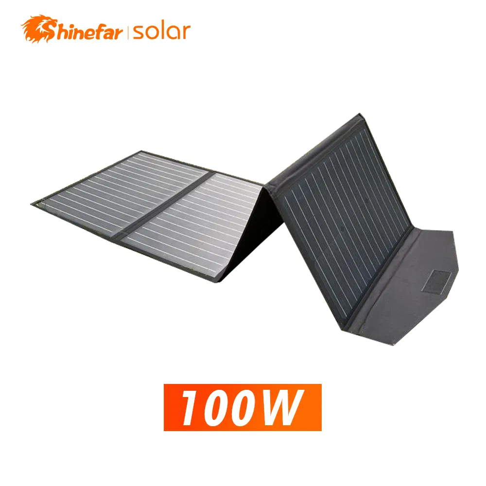 Panel Solar Mono Plegable y Portátil Shinefar 100W Envío Rápido