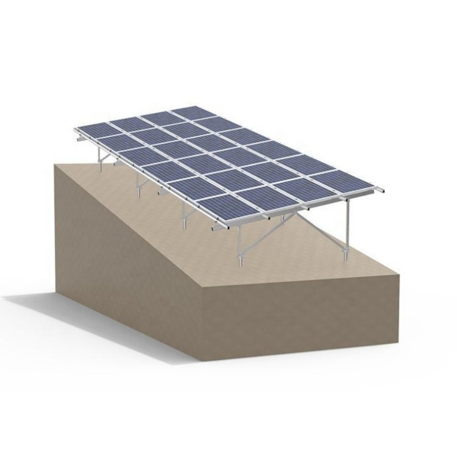Riel en forma de U recubierto de Zn-Al-Mg sistema de montaje versátil para paneles solares