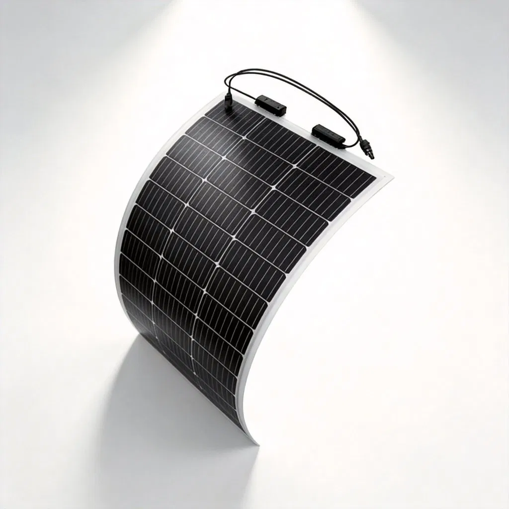 Panel Solar Flexible Engrosado Rígido Antifragmentación Efv-L166-100