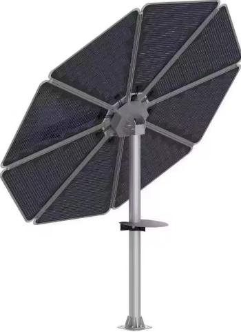 Venta Caliente 1000W Sistema de Energía Solar Fotovoltaica Solar para el Hogar Panel Solar en Forma de Flor fuera de la Red Solar Girasol