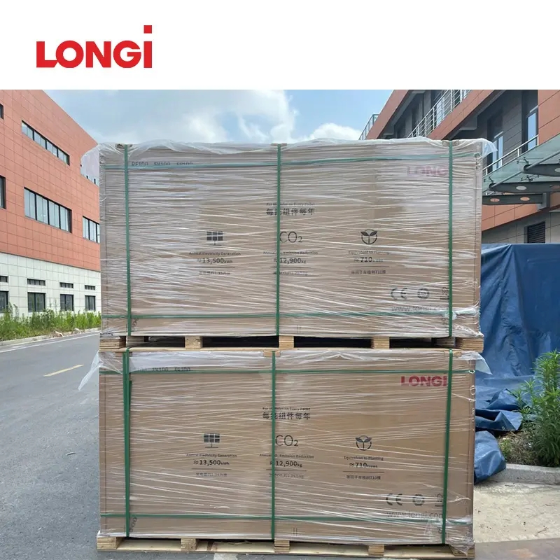 Paneles Solares PV Módulos Monocristalinos de Tier One Longi para Uso Residencial 530W 540W 550W