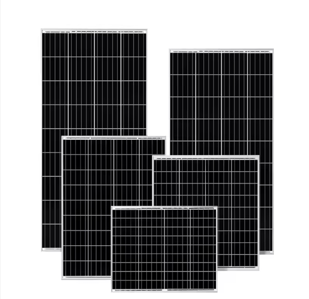 100 Paneles solares mini pequeños de celda solar monocrystalline fotovoltaicos baratos chinos 100W 200W módulo solar en venta