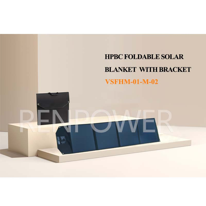 100W Panel Solar Plegable Inteligente MPPT - Control por APP &amp; 98% Eficiencia Energética para Conductor de RV/Camión