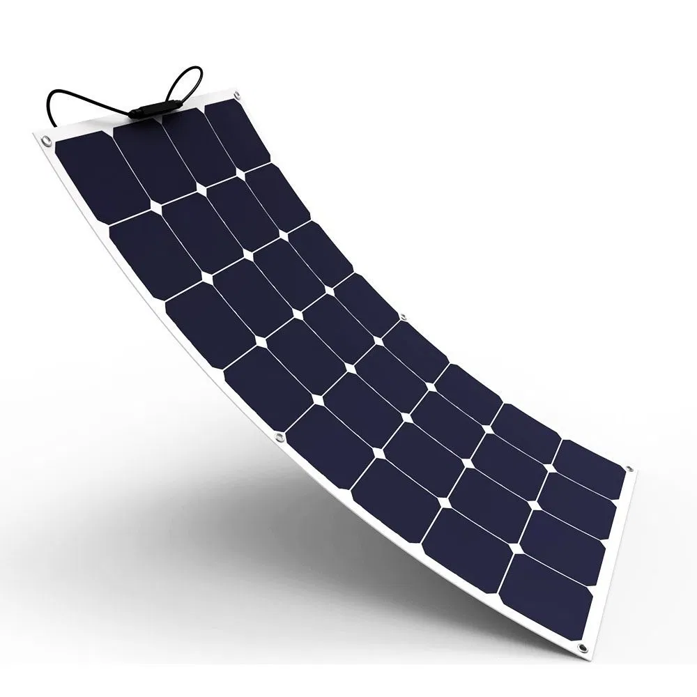 Panel solar PV flexible, resistente y duradero, módulo cargador que soporta conexión en serie y en paralelo para cargar 12V/24V/48V baterías para sistemas fuera de la red