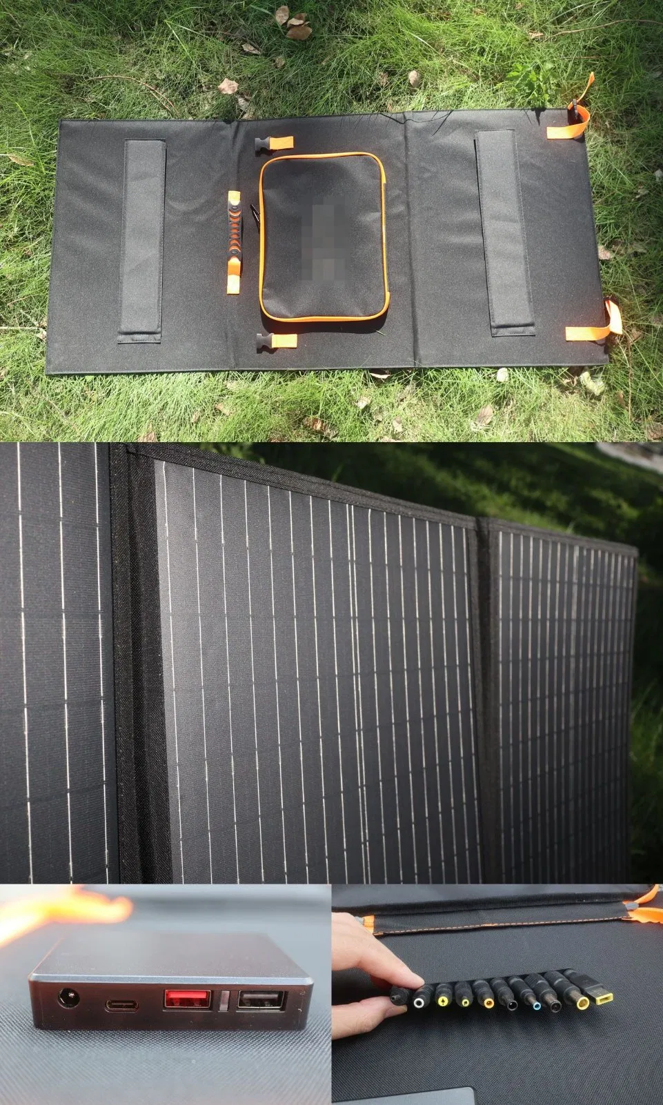 Precio de fábrica 200W 400W Panel solar flexible portátil de película delgada CIGS para uso múltiple como barco, casa rodante, coche solar, camping