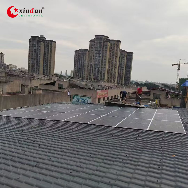para sistema solar fuera de la red 550 vatios 550W mejores paneles solares para casa paneles solares mono PV