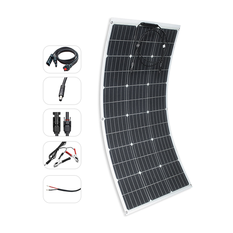 Panel Solar Portátil Ligero para Aventuras en el Techo del Coche
