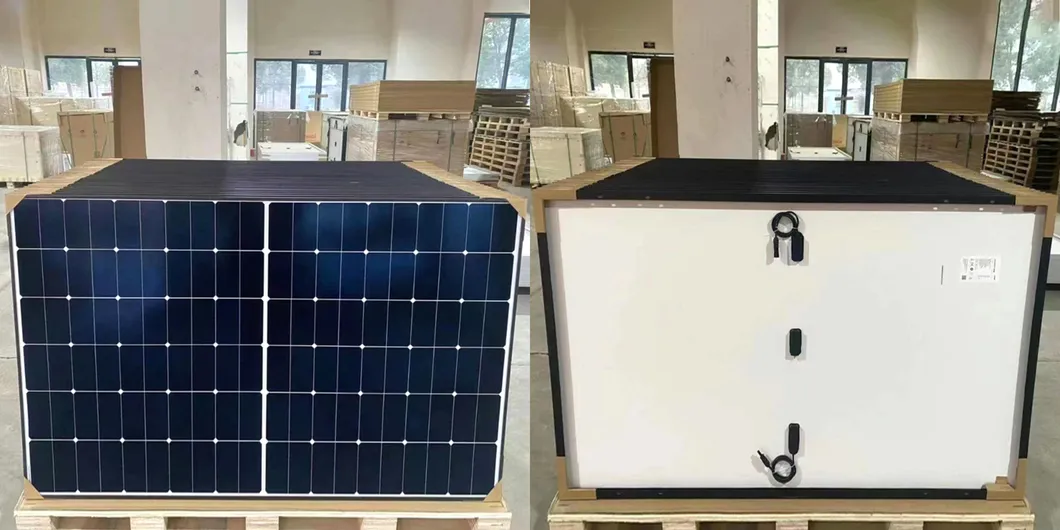 Embalaje carga de paneles solares