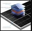 Módulo de panel solar monocristalino de media celda Sunshine 445W 450W 455W 460W