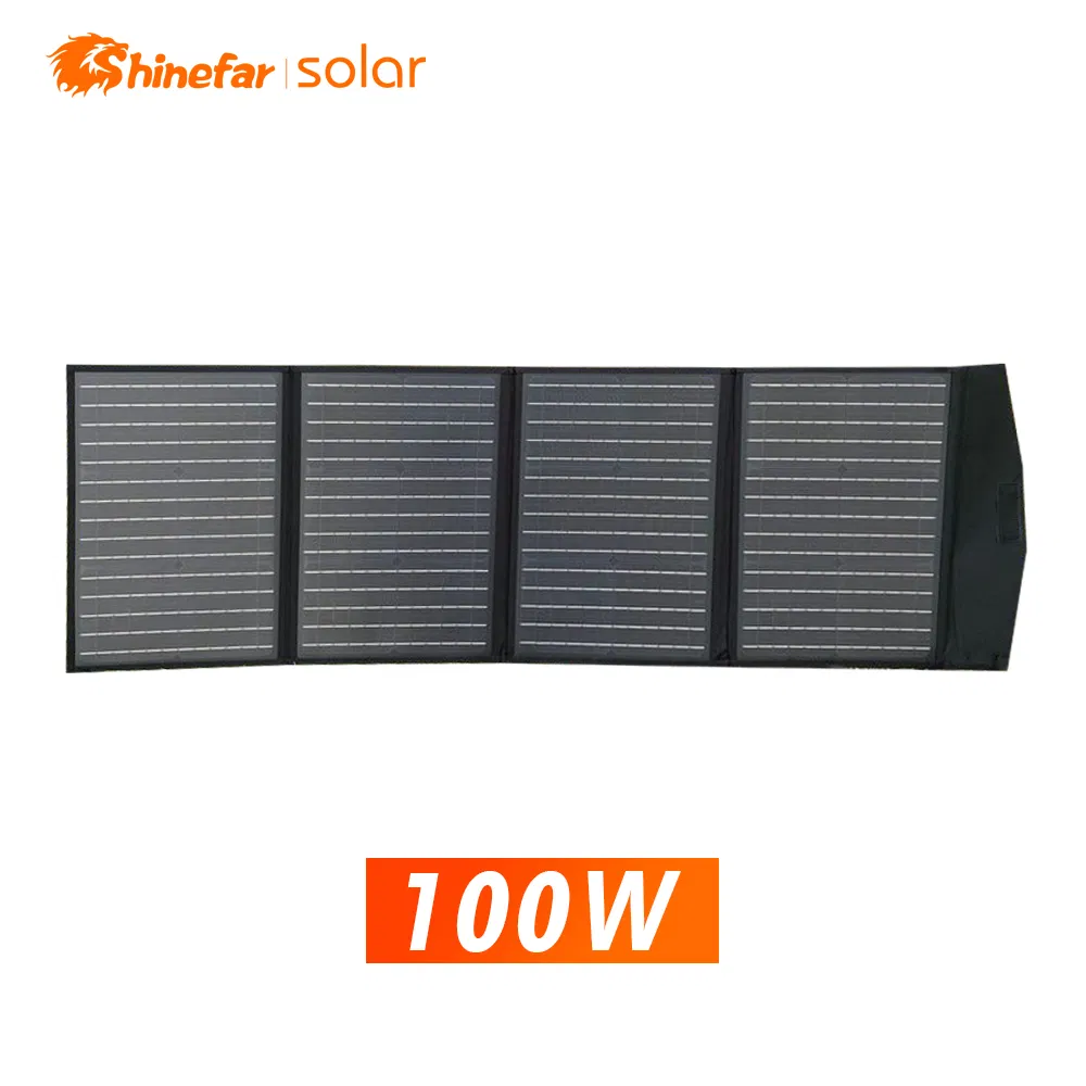 Panel Solar Mono Plegable y Portátil Shinefar 100W Envío Rápido