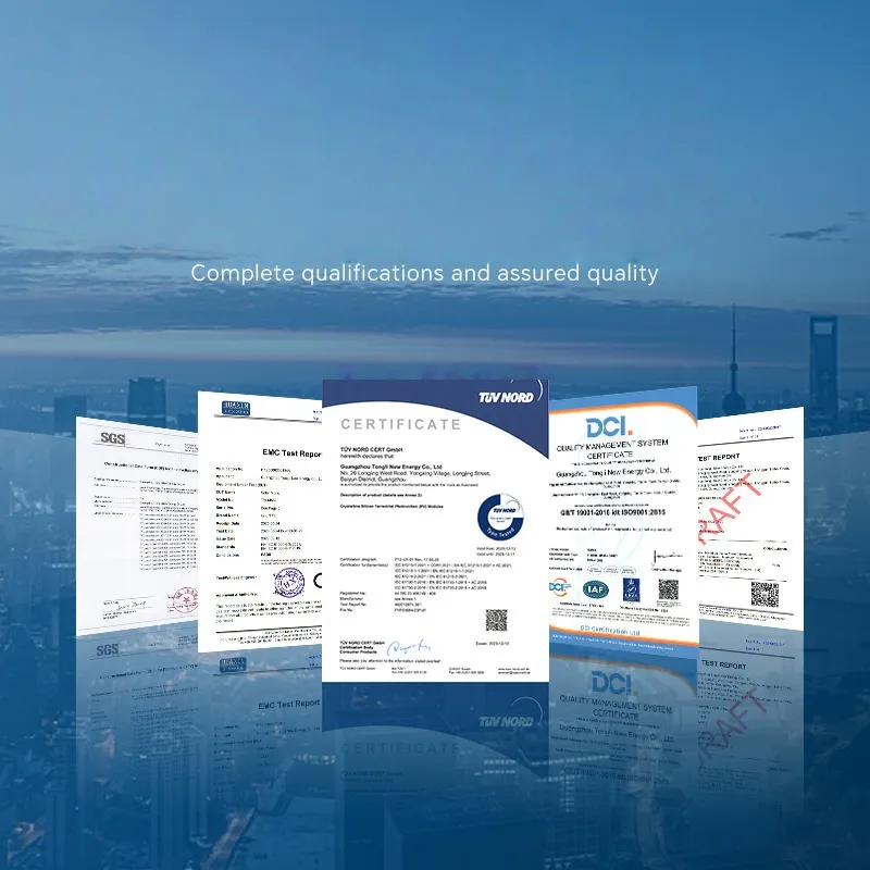 Generación de energía fotovoltaica conectada a la red exterior con paneles solares